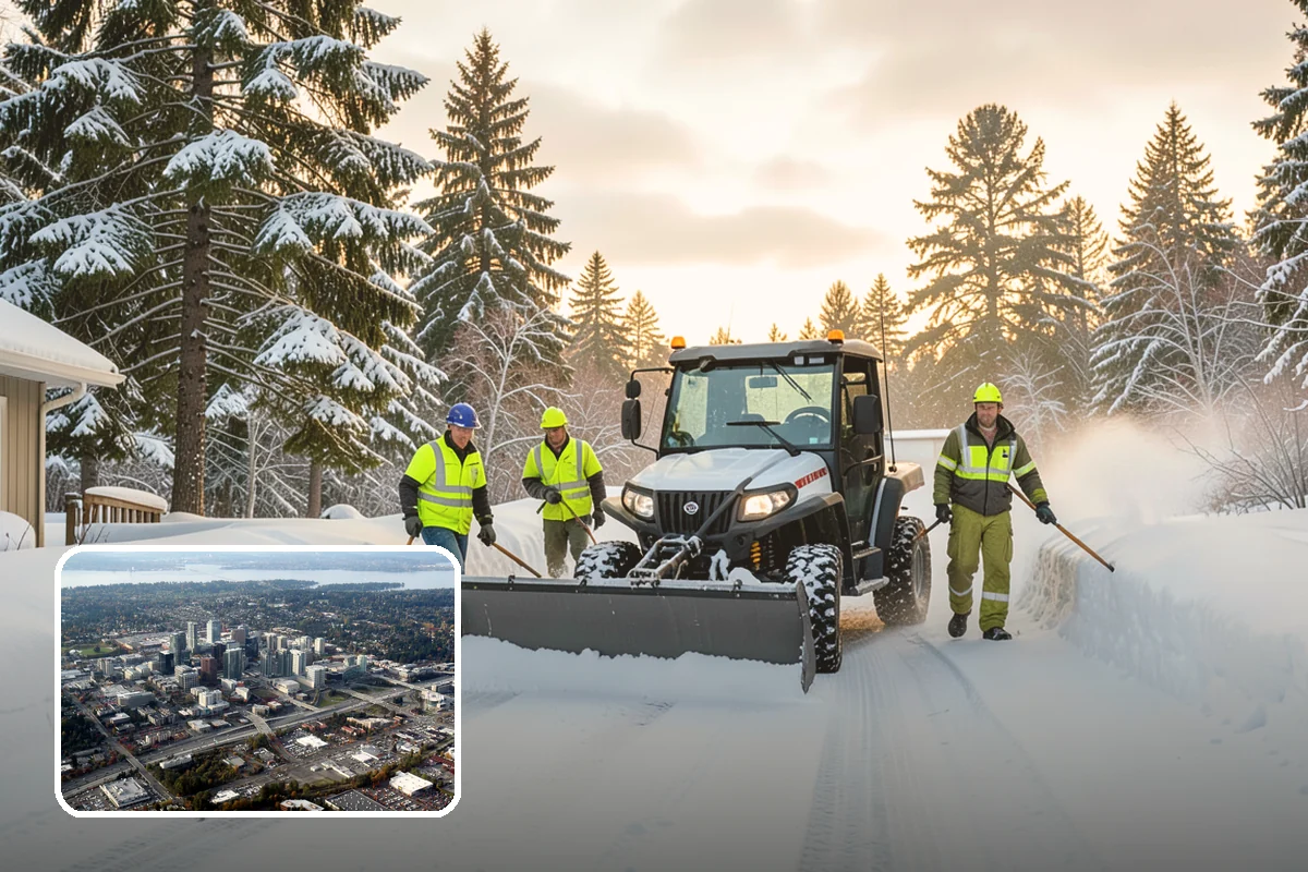 Rock Salt Application in Bellevue, King County, WA - Fast, budget-friendly melting for the region's typical above-20-degree ice events