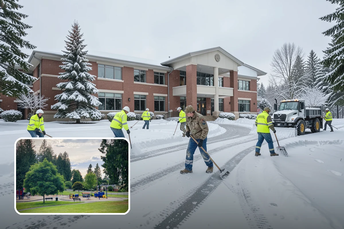 Rock Salt Application in Bonney Lake, Pierce County, WA - Fast, budget-friendly melting for the region's typical above-20-degree ice events