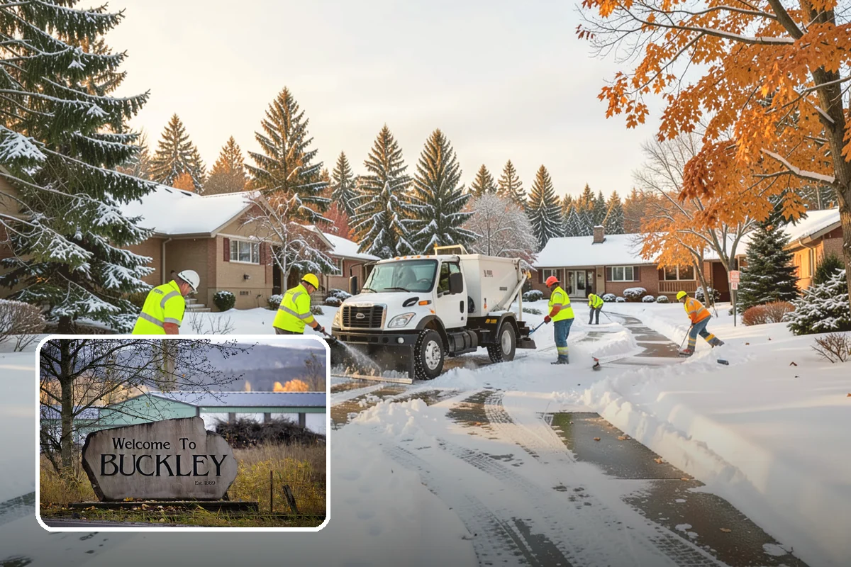 Rock Salt Application in Buckley, Pierce County, WA - Fast, budget-friendly melting for the region's typical above-20-degree ice events