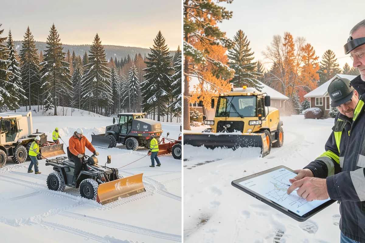 Rock Salt Application in Burien, King County, WA - Clear loose snow by plow or shovel so salt contacts the ice layer directly