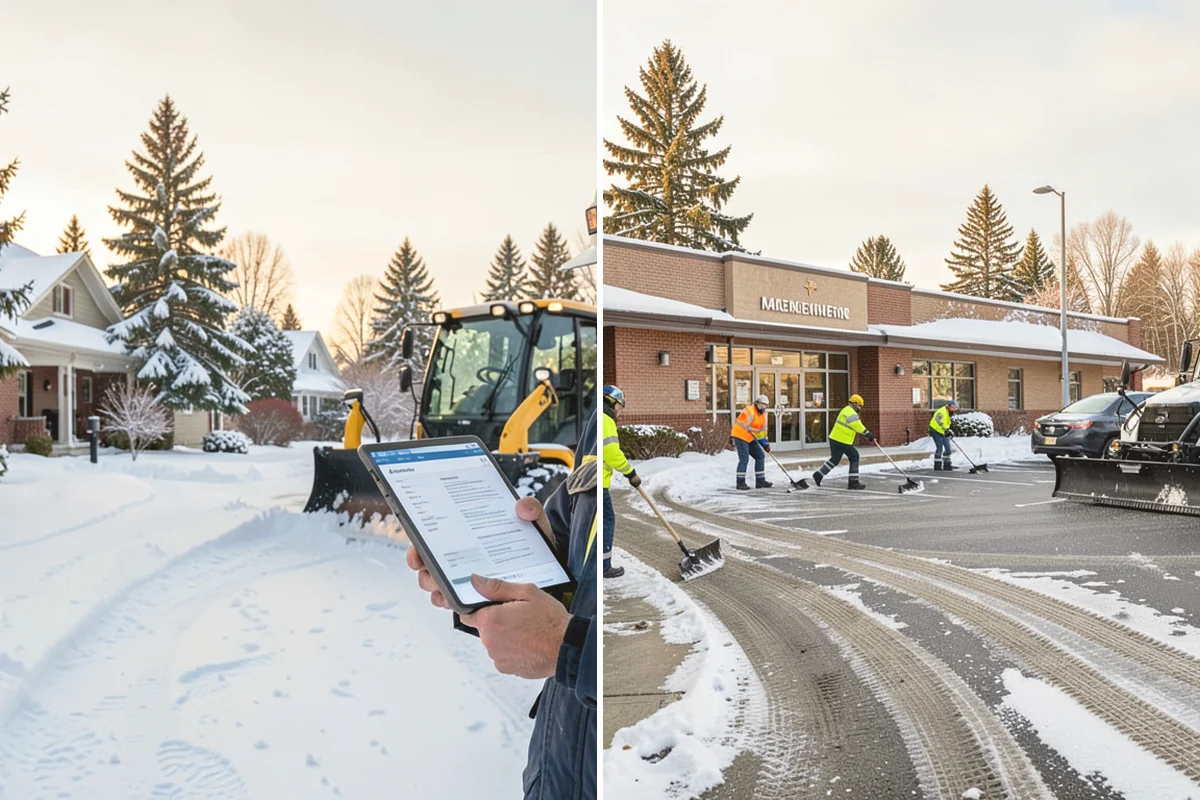 Rock Salt Application in Burlington, Skagit County, WA - Clear loose snow by plow or shovel so salt contacts the ice layer directly
