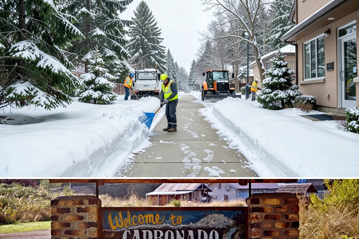 Rock Salt Application in Carbonado, Pierce County, WA - Most rock salt work in Western Washington falls between late November and February during arctic outflow events and post-frontal...