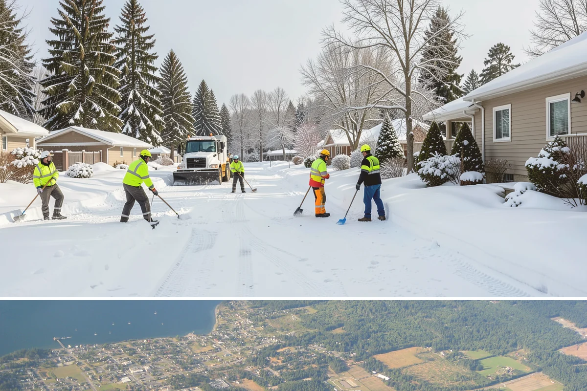 Rock Salt Application in Coupeville, Island County, WA - Most rock salt work in Western Washington falls between late November and February during arctic outflow events and post-frontal...