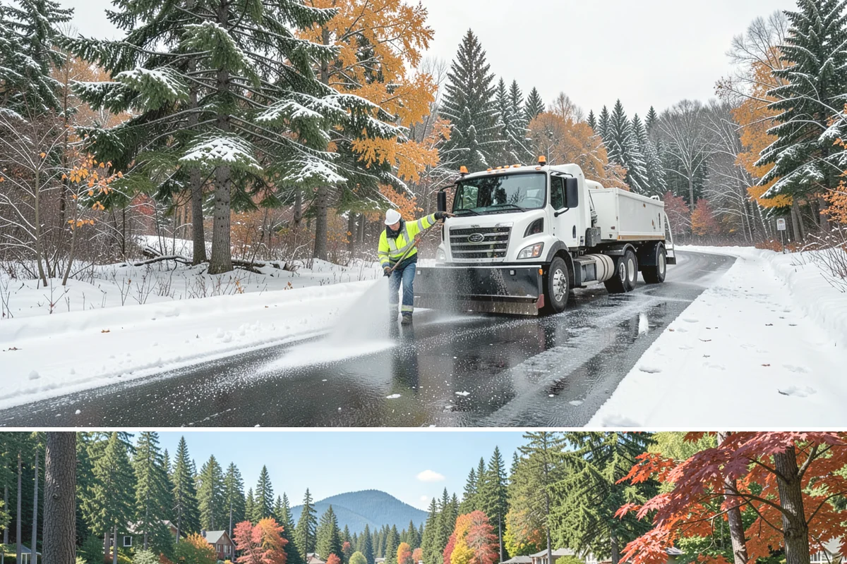 Rock Salt Application in Covington, King County, WA - Most rock salt work in Western Washington falls between late November and February during arctic outflow events and post-frontal...