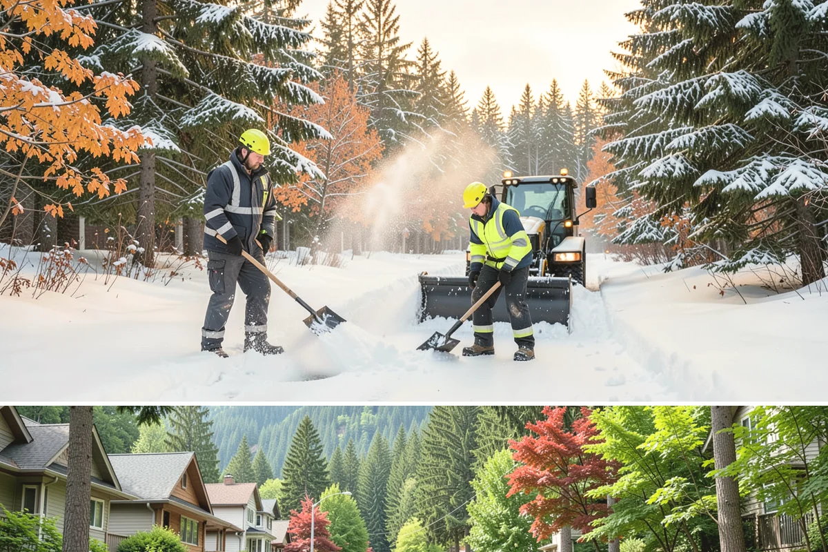 Rock Salt Application in Darrington, Snohomish County, WA - Most rock salt work in Western Washington falls between late November and February during arctic outflow events and post-frontal...