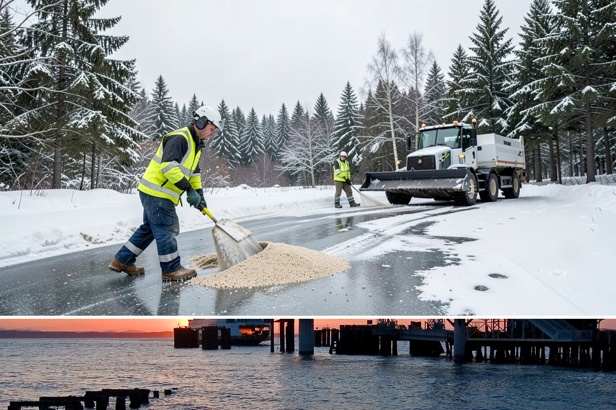Rock Salt Application in Edmonds, Snohomish County, WA - Most rock salt work in Western Washington falls between late November and February during arctic outflow events and post-frontal...