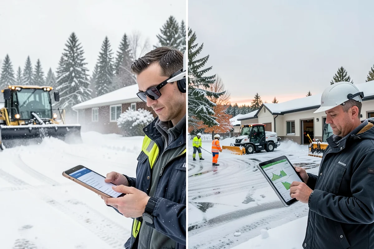 Rock Salt Application in Fircrest, Pierce County, WA - Clear loose snow by plow or shovel so salt contacts the ice layer directly