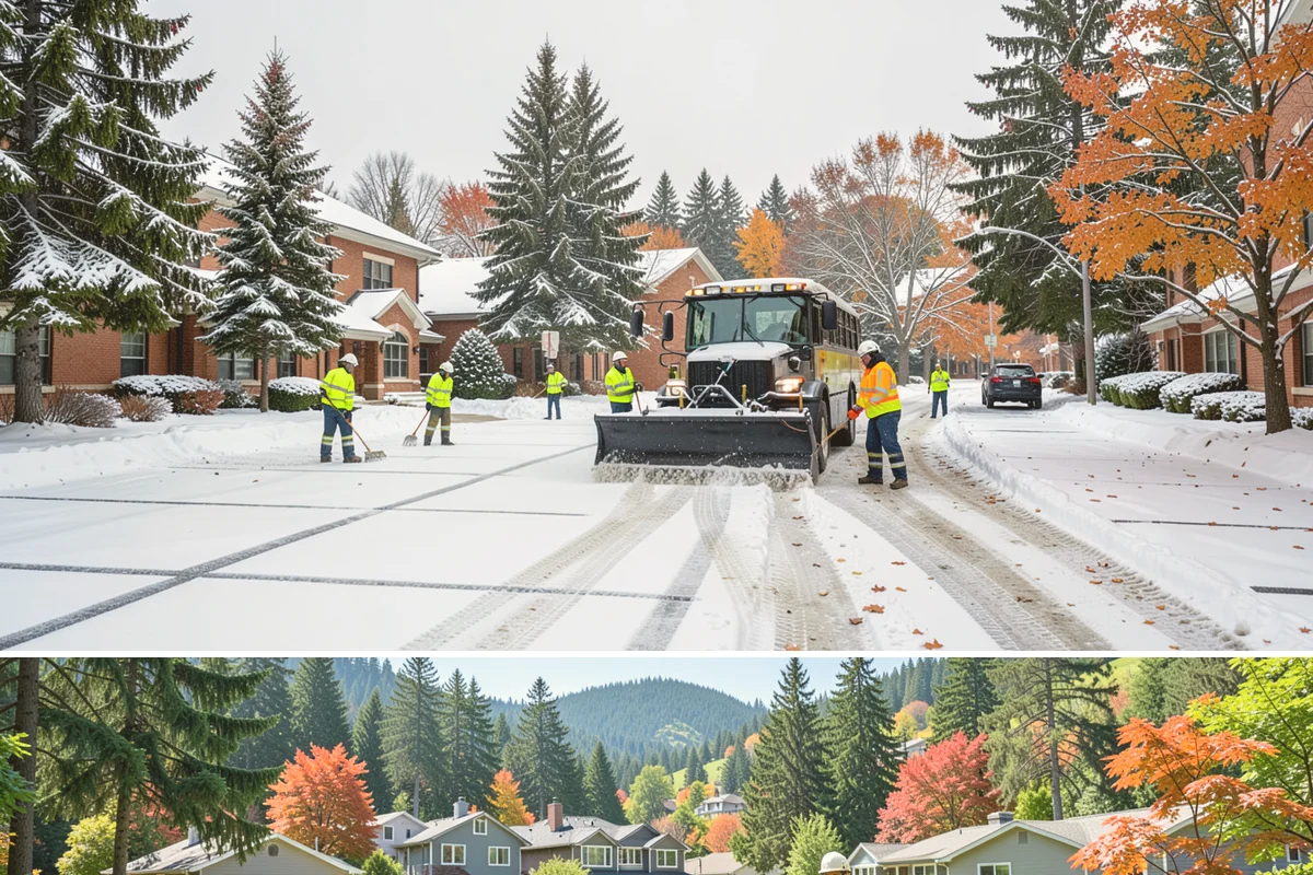 Rock Salt Application in Fircrest, Pierce County, WA - Most rock salt work in Western Washington falls between late November and February during arctic outflow events and post-frontal...