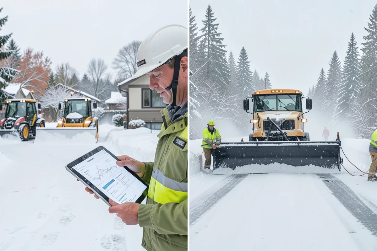 Rock Salt Application in Granite Falls, Snohomish County, WA - Clear loose snow by plow or shovel so salt contacts the ice layer directly