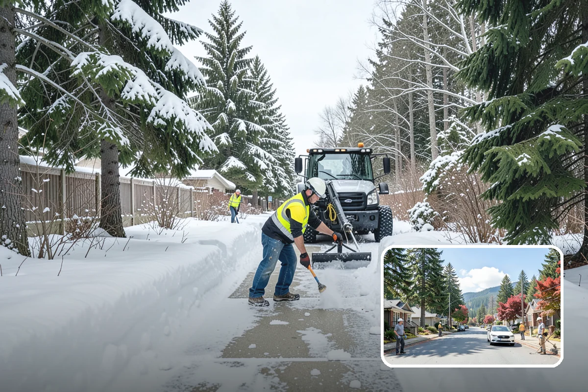Rock Salt Application in Hunts Point, King County, WA - Fast, budget-friendly melting for the region's typical above-20-degree ice events