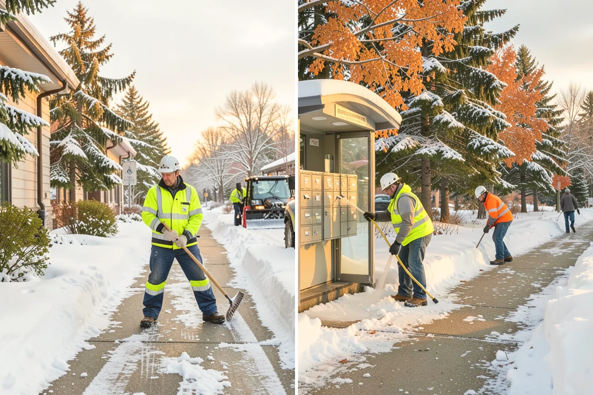 Rock Salt Application in Index, Snohomish County, WA - Clear loose snow by plow or shovel so salt contacts the ice layer directly