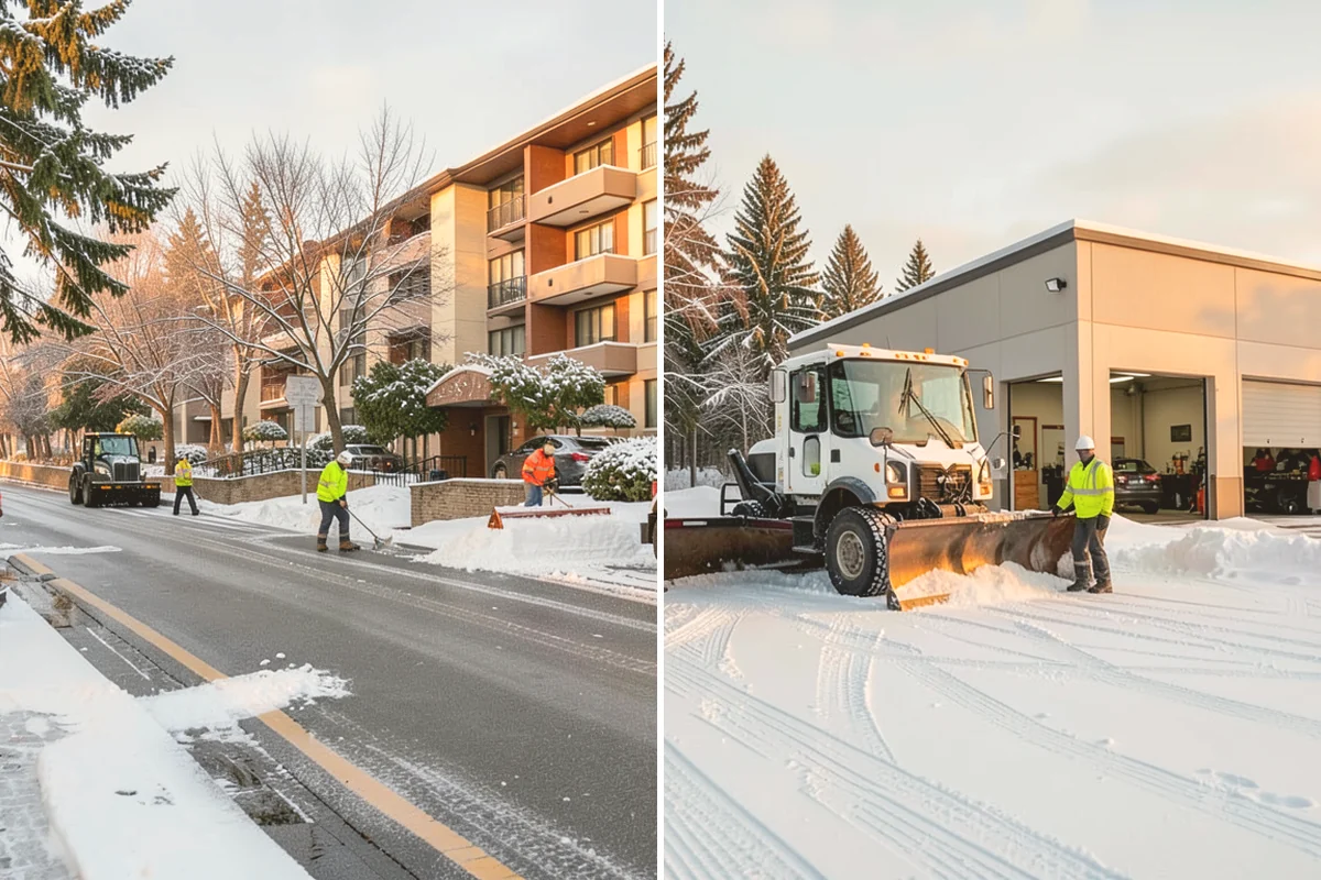 Rock Salt Application in Kent, King County, WA - Clear loose snow by plow or shovel so salt contacts the ice layer directly