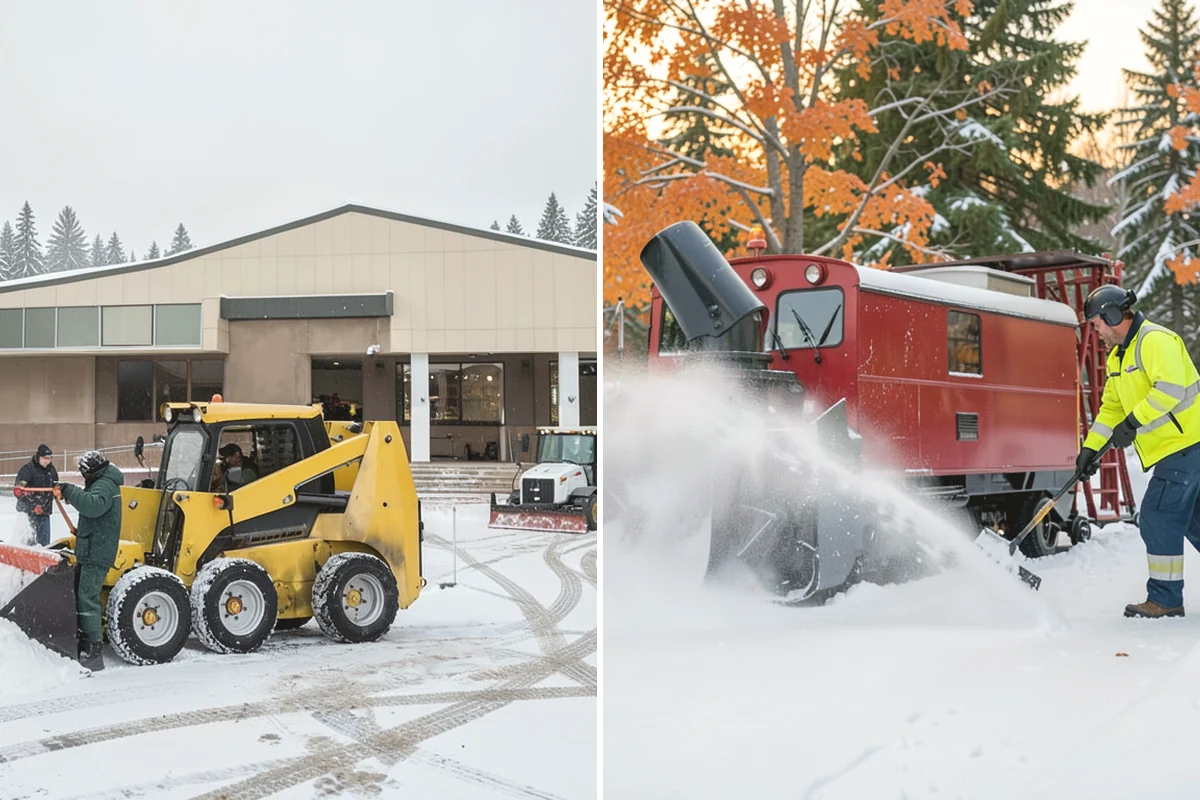 Rock Salt Application in La Conner, Skagit County, WA - Clear loose snow by plow or shovel so salt contacts the ice layer directly