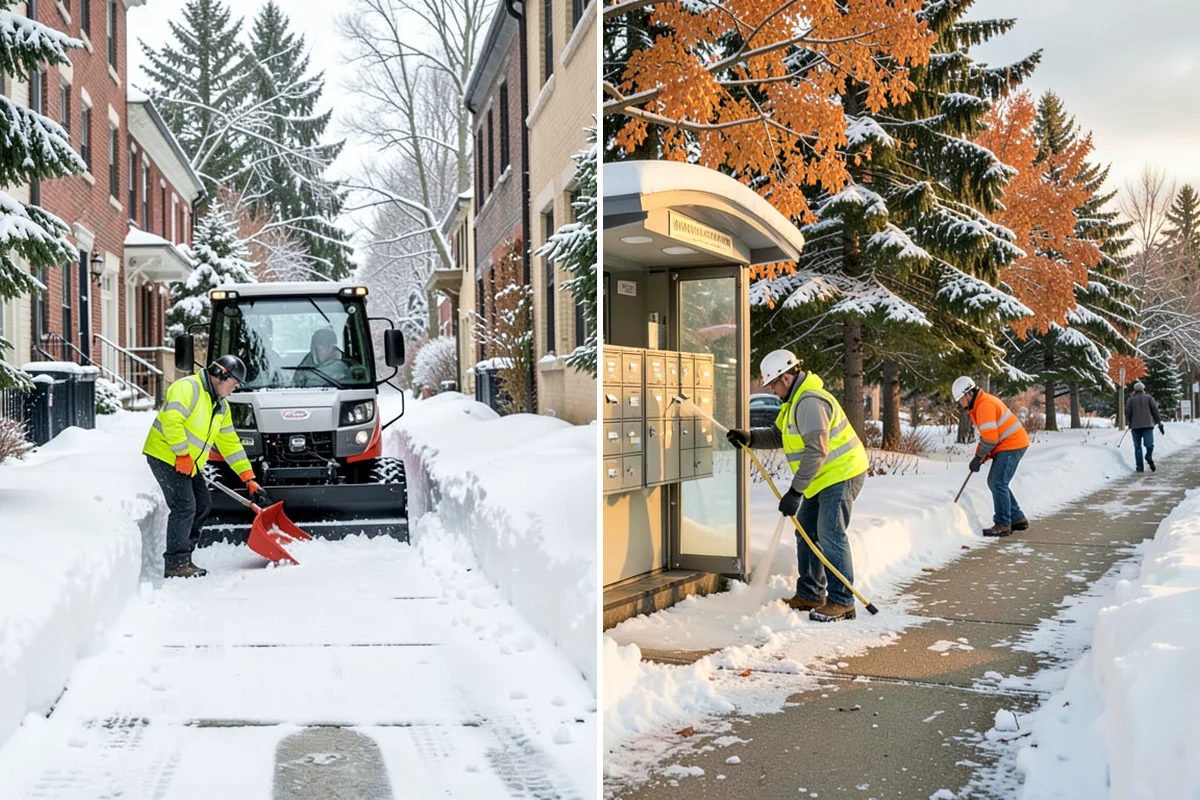 Rock Salt Application in Lakewood, Pierce County, WA - Clear loose snow by plow or shovel so salt contacts the ice layer directly