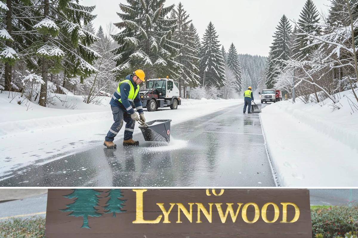 Rock Salt Application in Lynnwood, Snohomish County, WA - Most rock salt work in Western Washington falls between late November and February during arctic outflow events and post-frontal...
