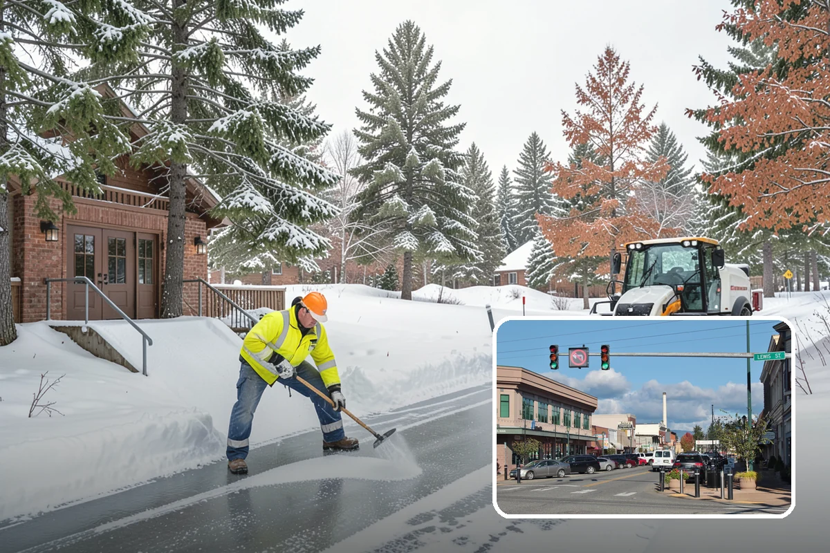 Rock Salt Application in Monroe, Snohomish County, WA - Fast, budget-friendly melting for the region's typical above-20-degree ice events