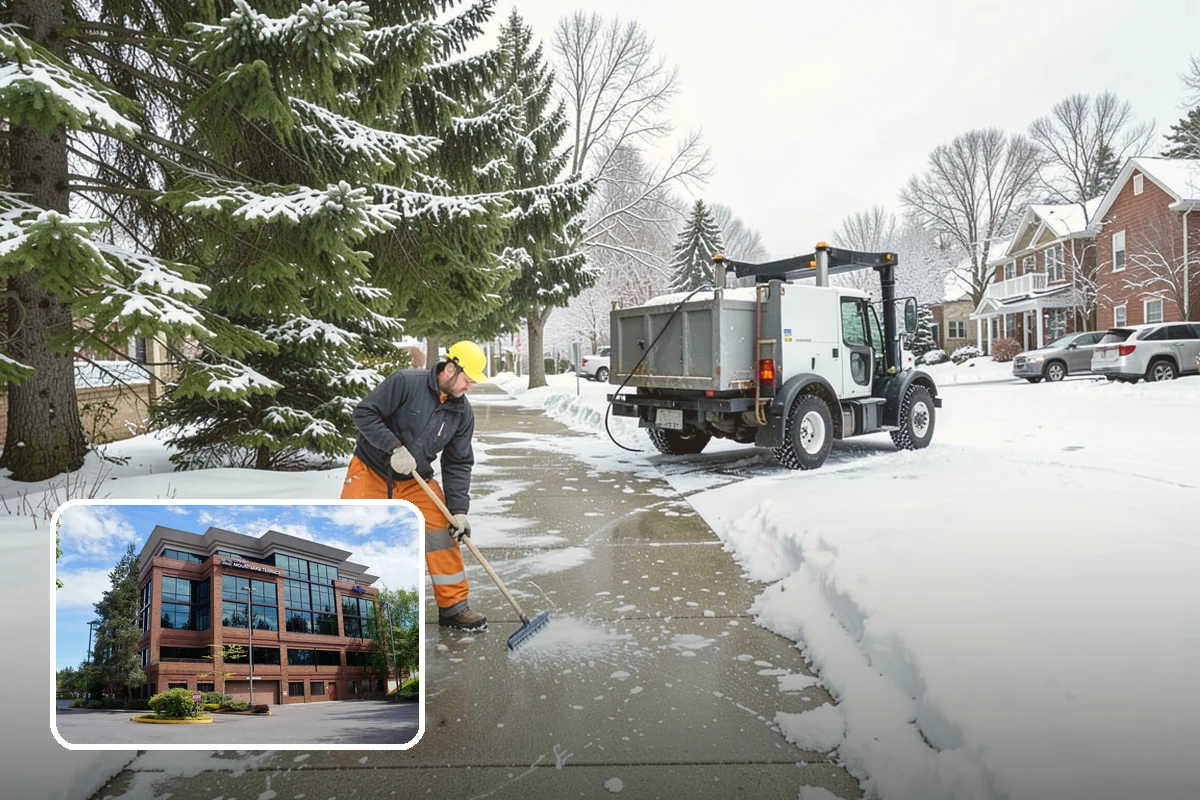 Rock Salt Application in Mountlake Terrace, Snohomish County, WA - Fast, budget-friendly melting for the region's typical above-20-degree ice events