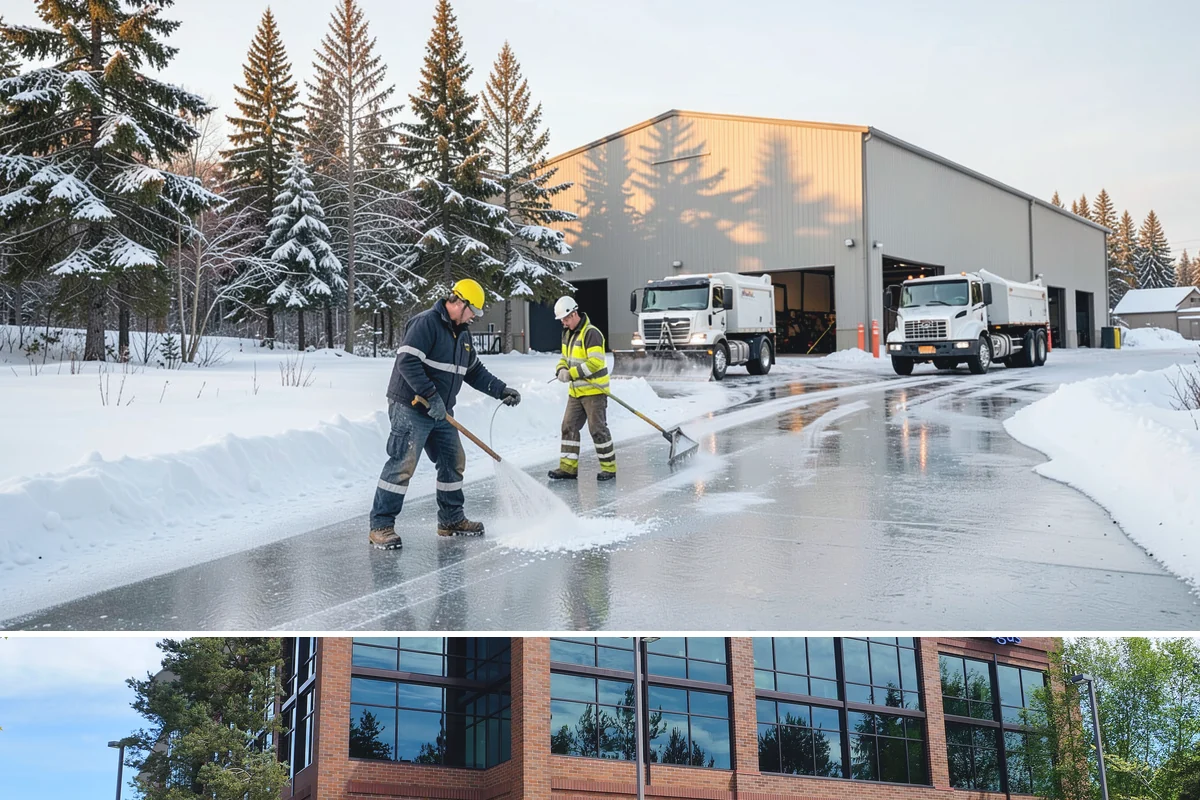 Rock Salt Application in Mountlake Terrace, Snohomish County, WA - Most rock salt work in Western Washington falls between late November and February during arctic outflow events and post-frontal...