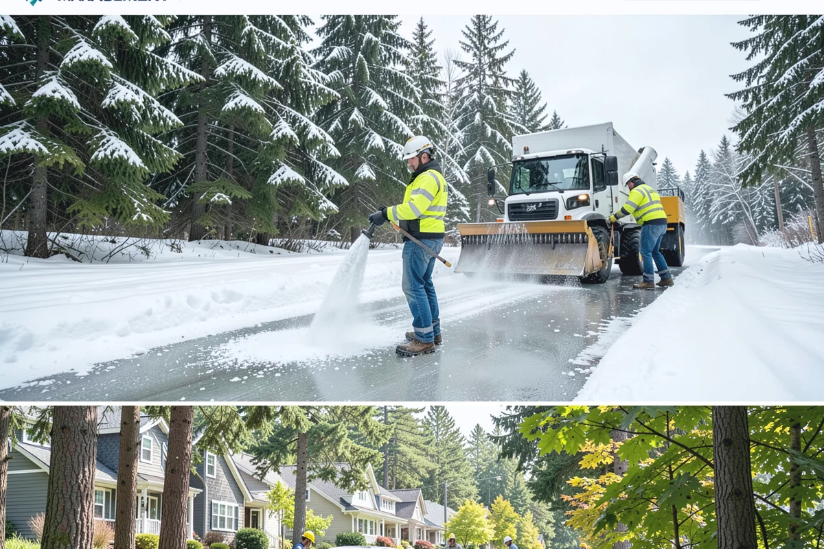 Rock Salt Application in Normandy Park, King County, WA - Most rock salt work in Western Washington falls between late November and February during arctic outflow events and post-frontal...