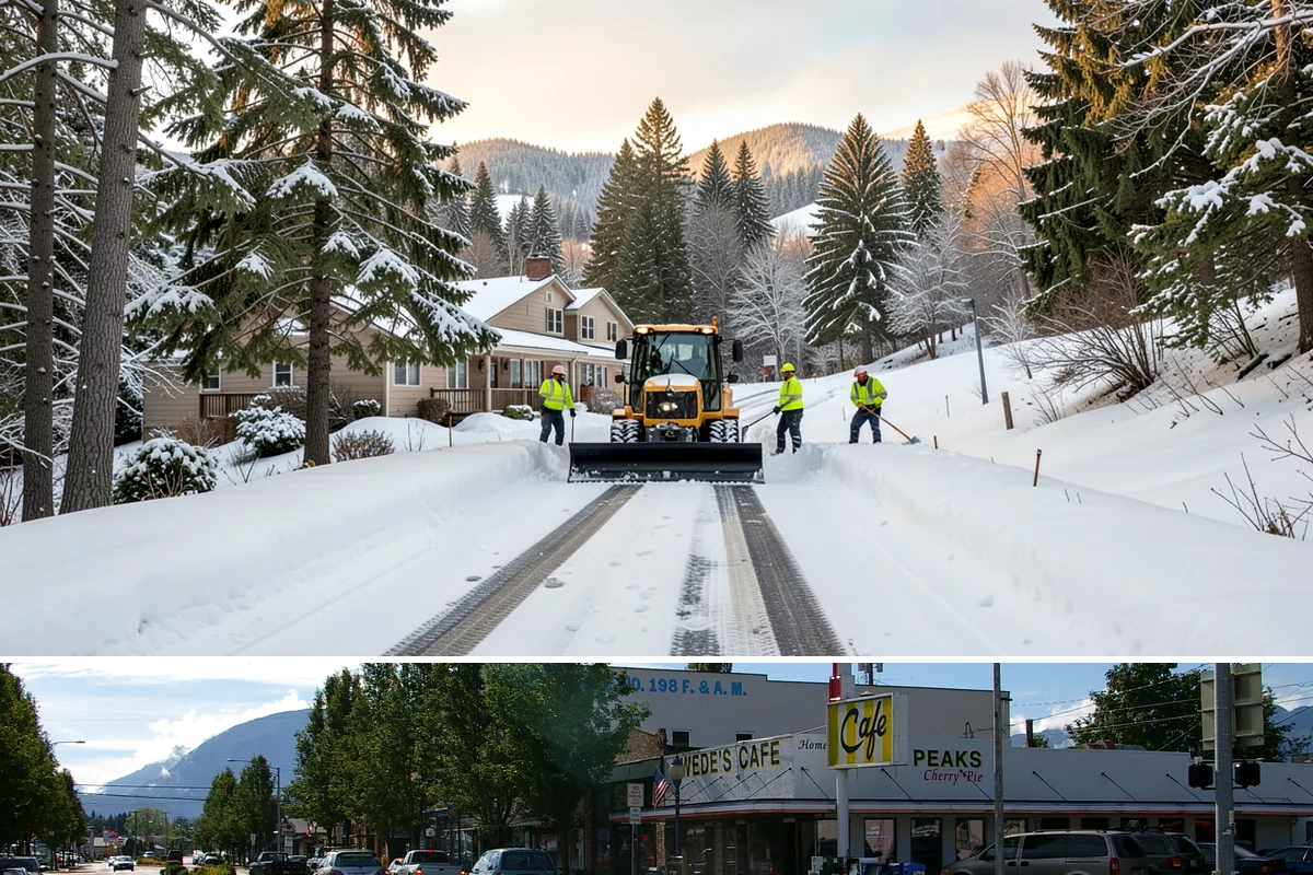 Rock Salt Application in North Bend, King County, WA - Most rock salt work in Western Washington falls between late November and February during arctic outflow events and post-frontal...