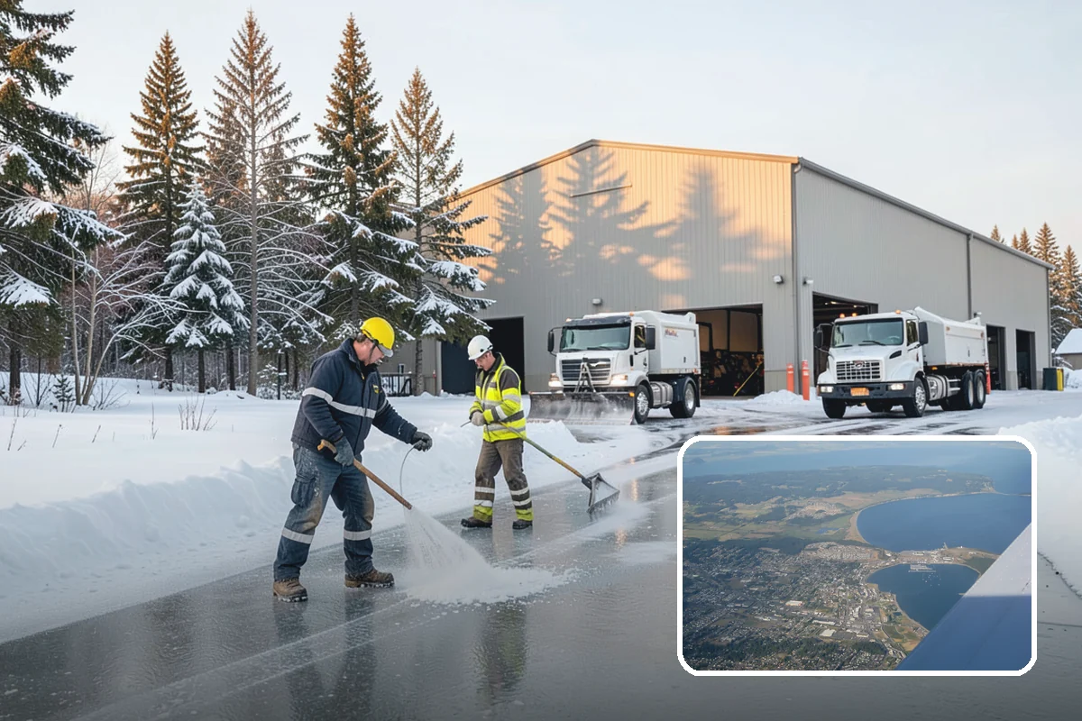 Rock Salt Application in Oak Harbor, Island County, WA - Fast, budget-friendly melting for the region's typical above-20-degree ice events