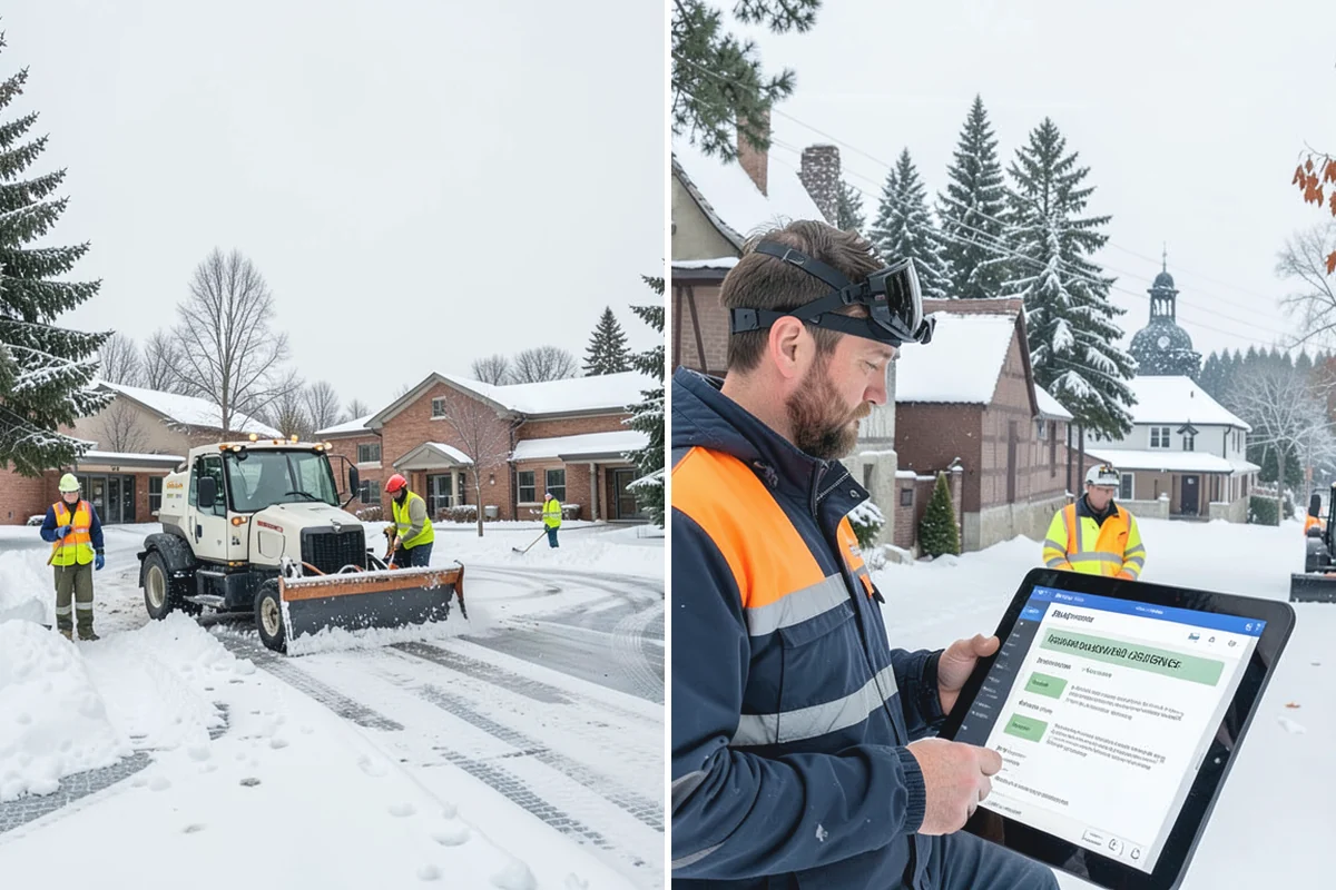 Rock Salt Application in Renton, King County, WA - Clear loose snow by plow or shovel so salt contacts the ice layer directly