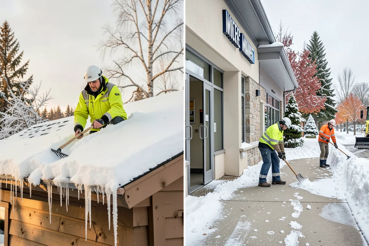 Rock Salt Application in Sedro-Woolley, Skagit County, WA - Clear loose snow by plow or shovel so salt contacts the ice layer directly