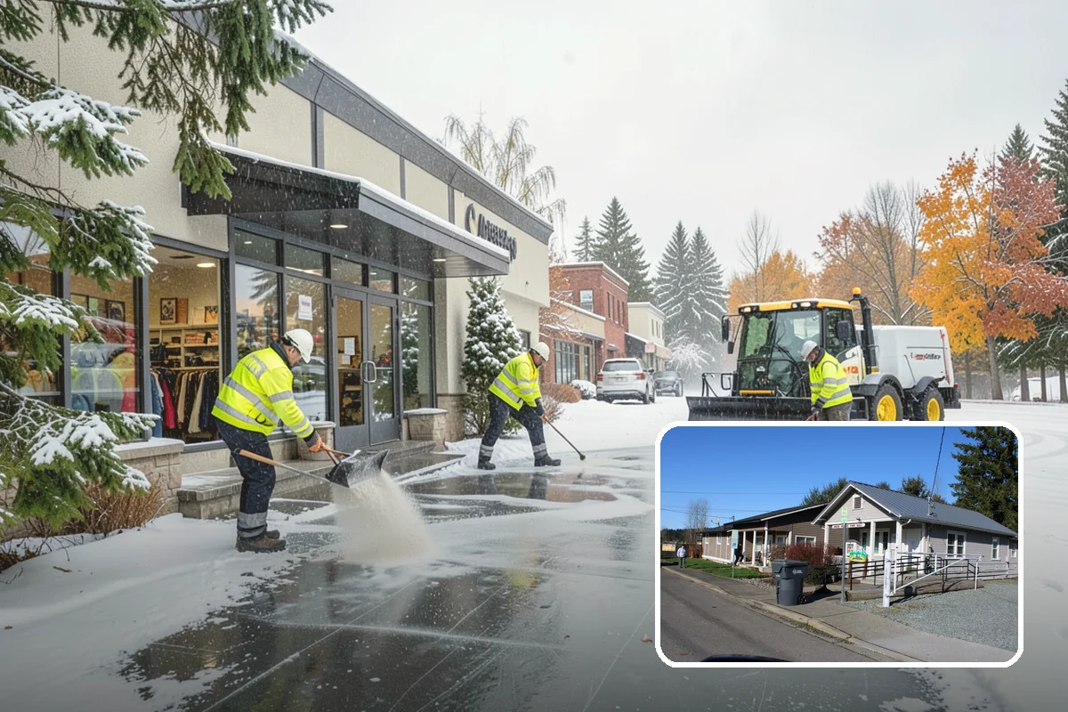 Rock Salt Application in South Prairie, Pierce County, WA - Fast, budget-friendly melting for the region's typical above-20-degree ice events