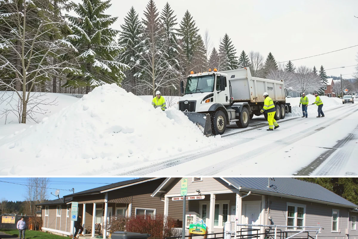 Rock Salt Application in South Prairie, Pierce County, WA - Most rock salt work in Western Washington falls between late November and February during arctic outflow events and post-frontal...