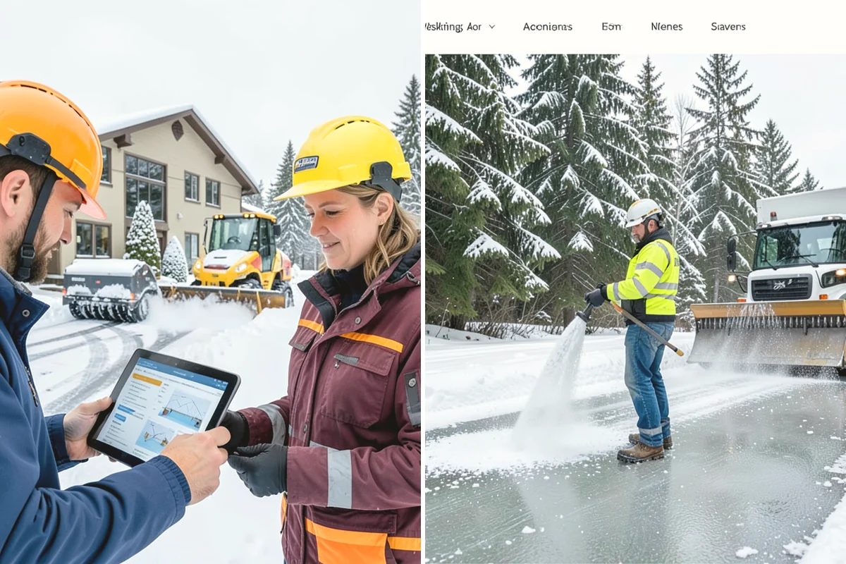 Rock Salt Application in Steilacoom, Pierce County, WA - Clear loose snow by plow or shovel so salt contacts the ice layer directly
