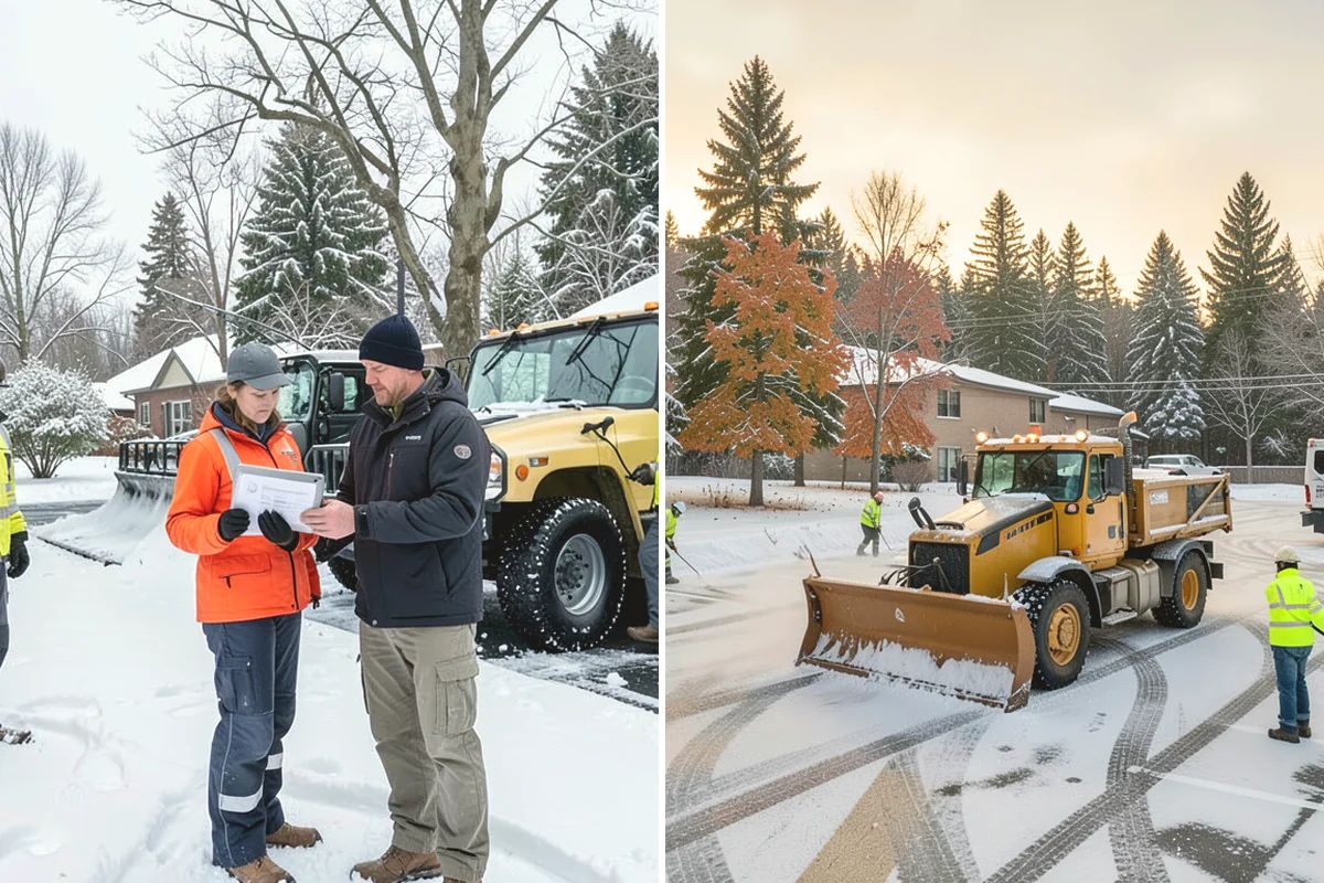Rock Salt Application in Tukwila, King County, WA - Clear loose snow by plow or shovel so salt contacts the ice layer directly