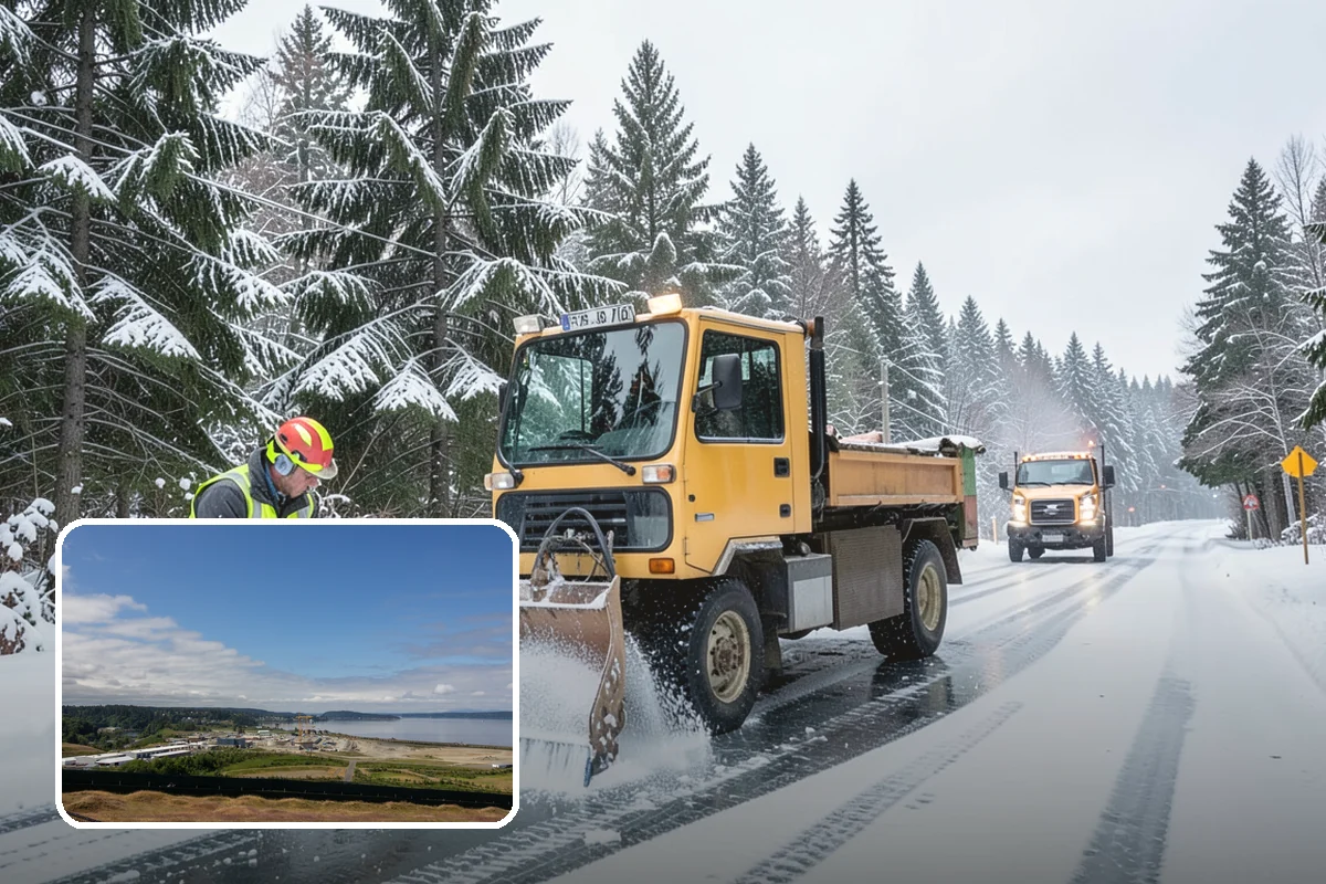 Rock Salt Application in University Place, Pierce County, WA - Fast, budget-friendly melting for the region's typical above-20-degree ice events