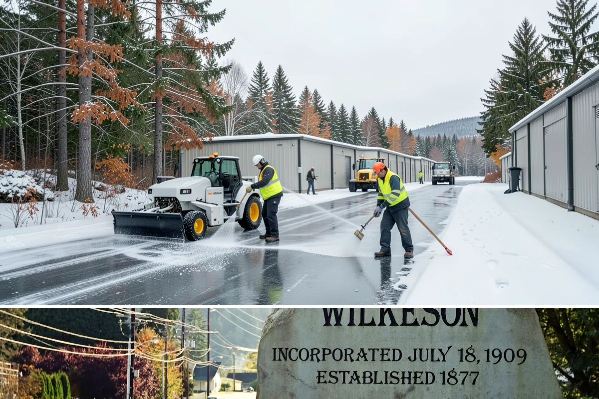 Rock Salt Application in Wilkeson, Pierce County, WA - Most rock salt work in Western Washington falls between late November and February during arctic outflow events and post-frontal...