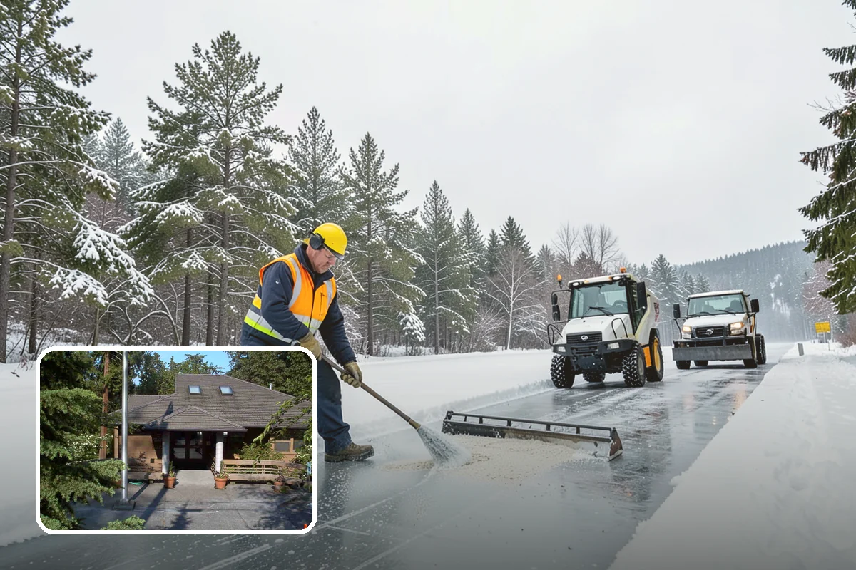 Rock Salt Application in Yarrow Point, King County, WA - Fast, budget-friendly melting for the region's typical above-20-degree ice events