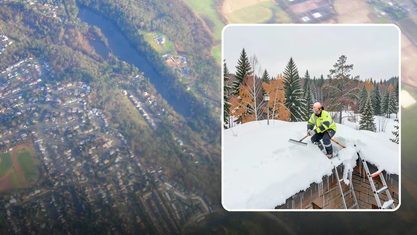 Roof Access Snow Clearing in Algona, King County, WA - We clear snow from rooftop access points, ladders, and hatches so maintenance and emergency crews can safely reach equipment...
