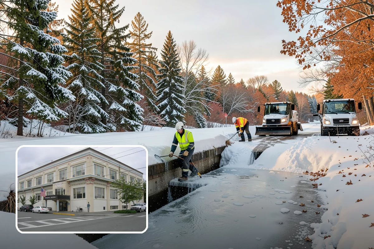 Roof Access Snow Clearing in Anacortes, Skagit County, WA - Keeps rooftop equipment serviceable through winter