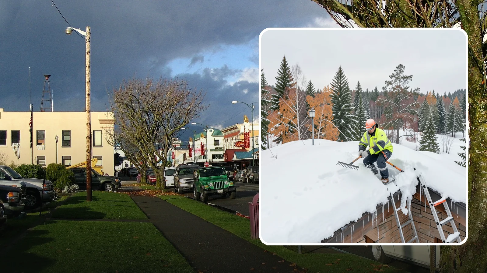 Roof Access Snow Clearing in Arlington, Snohomish County, WA - We clear snow from rooftop access points, ladders, and hatches so maintenance and emergency crews can safely reach equipment...