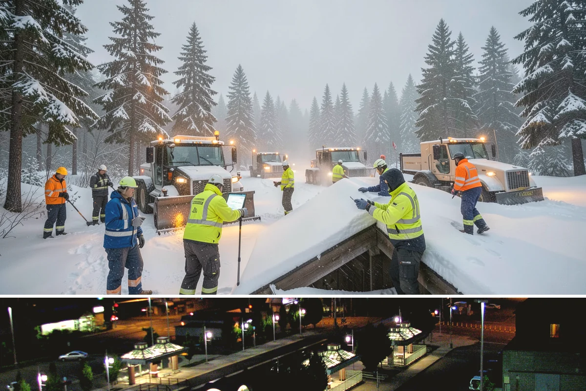 Roof Access Snow Clearing in Auburn, King County, WA - Roof access clearing is most needed after the heavy, wet snowfalls that occasionally blanket the lowlands from December through...