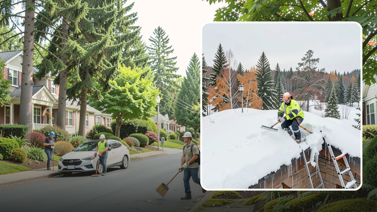 Roof Access Snow Clearing in Beaux Arts Village, King County, WA - We clear snow from rooftop access points, ladders, and hatches so maintenance and emergency crews can safely reach equipment...