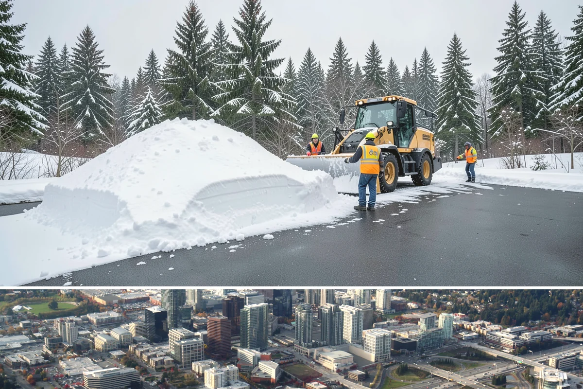 Roof Access Snow Clearing in Bellevue, King County, WA - Roof access clearing is most needed after the heavy, wet snowfalls that occasionally blanket the lowlands from December through...
