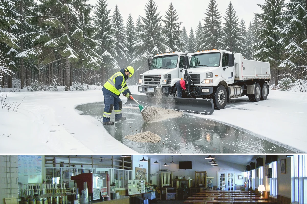 Roof Access Snow Clearing in Black Diamond, King County, WA - Roof access clearing is most needed after the heavy, wet snowfalls that occasionally blanket the lowlands from December through...
