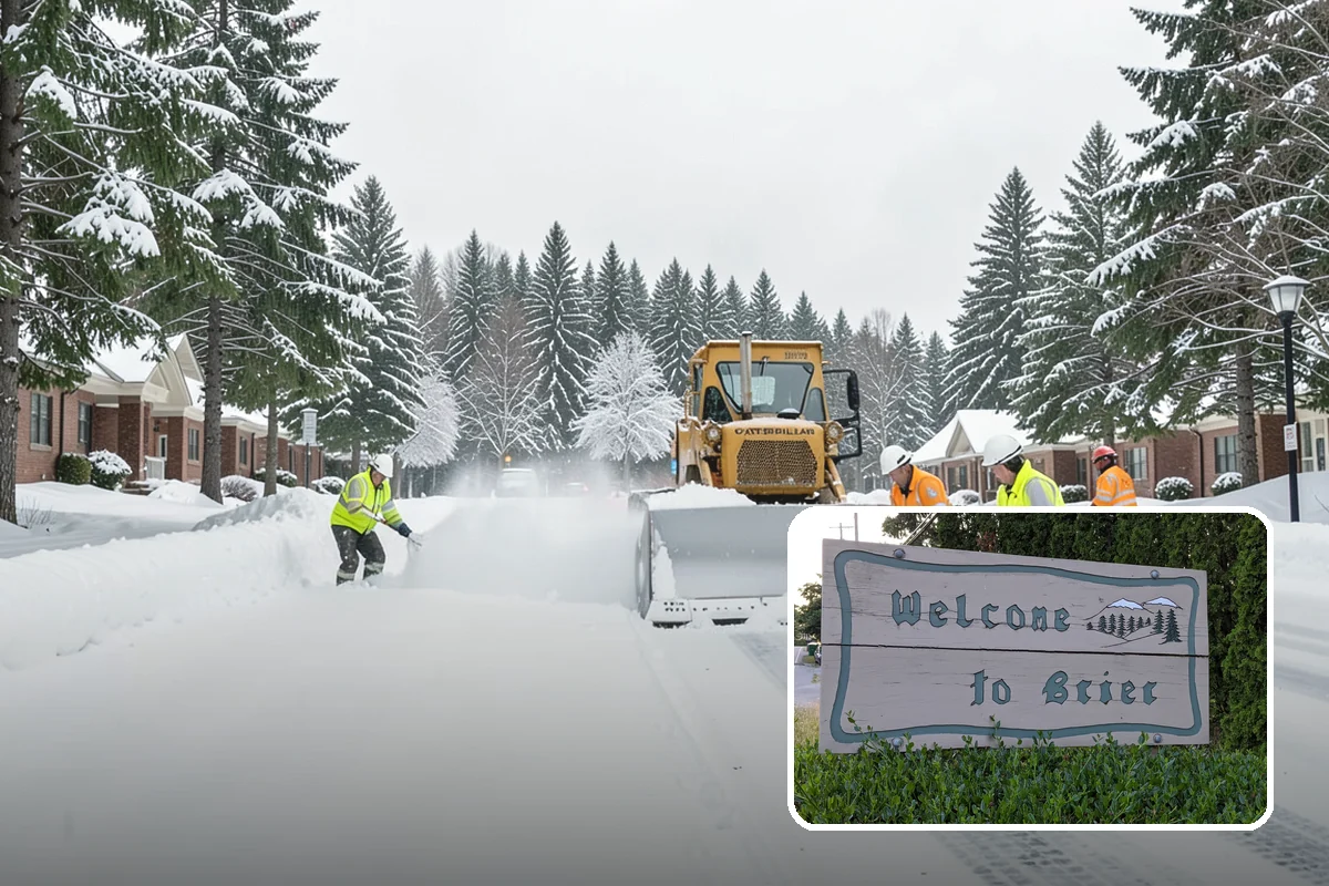 Roof Access Snow Clearing in Brier, Snohomish County, WA - Keeps rooftop equipment serviceable through winter