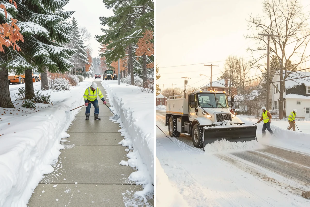 Roof Access Snow Clearing in Brier, Snohomish County, WA - We assess the access route, ladder, and hatch condition