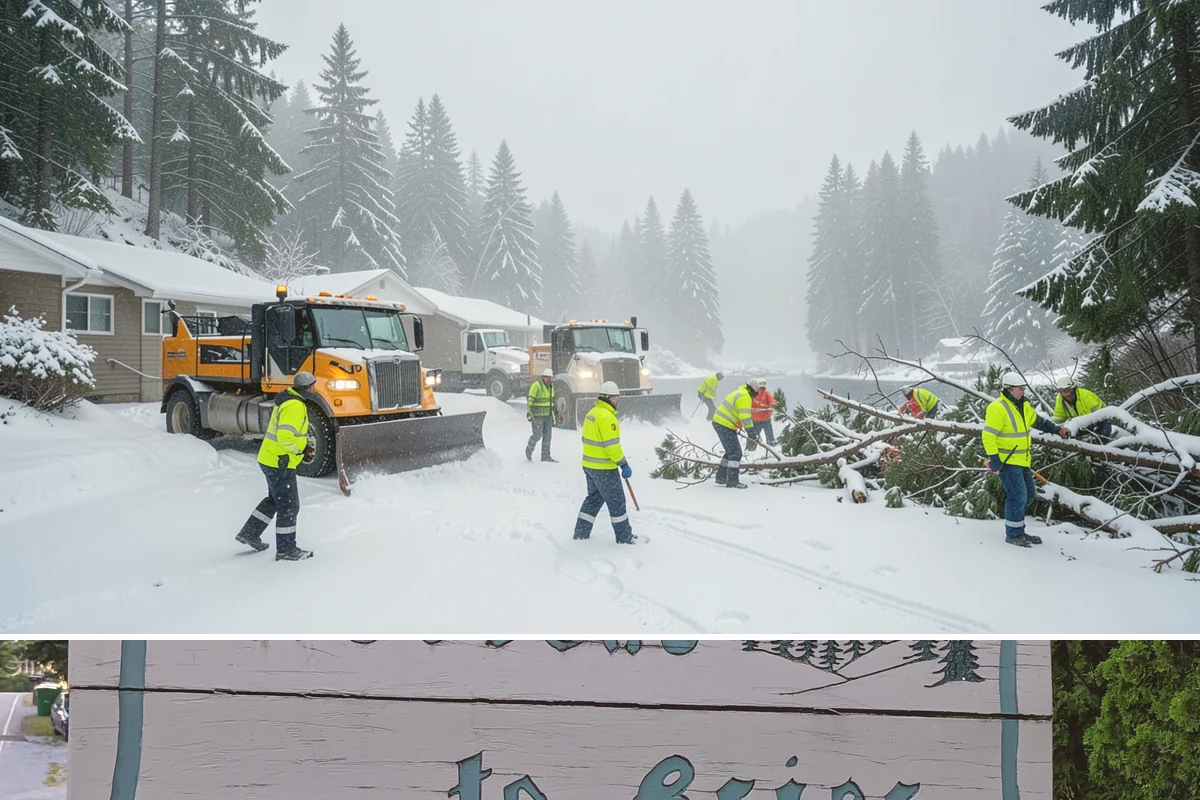 Roof Access Snow Clearing in Brier, Snohomish County, WA - Roof access clearing is most needed after the heavy, wet snowfalls that occasionally blanket the lowlands from December through...