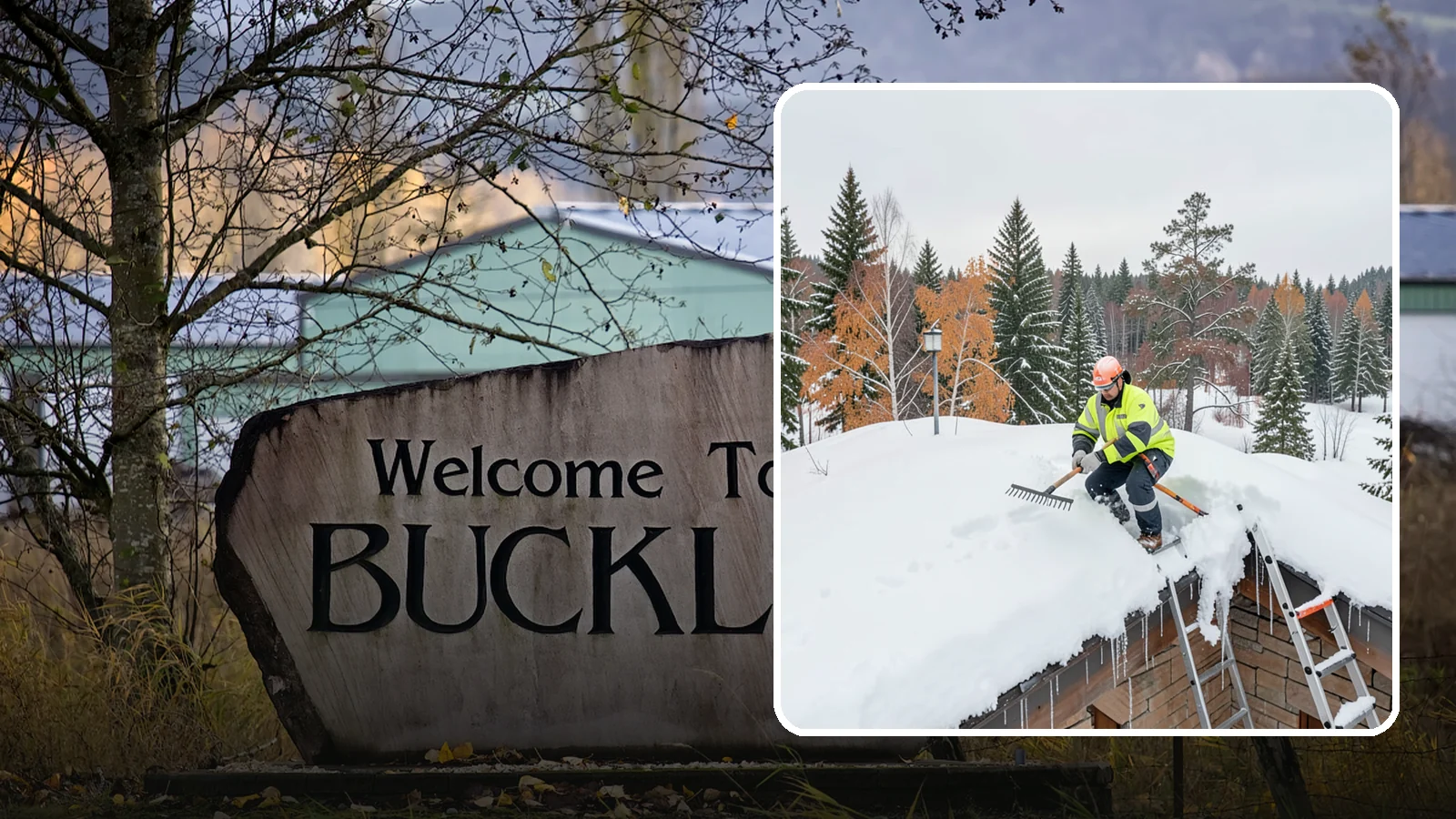 Roof Access Snow Clearing in Buckley, Pierce County, WA - We clear snow from rooftop access points, ladders, and hatches so maintenance and emergency crews can safely reach equipment...