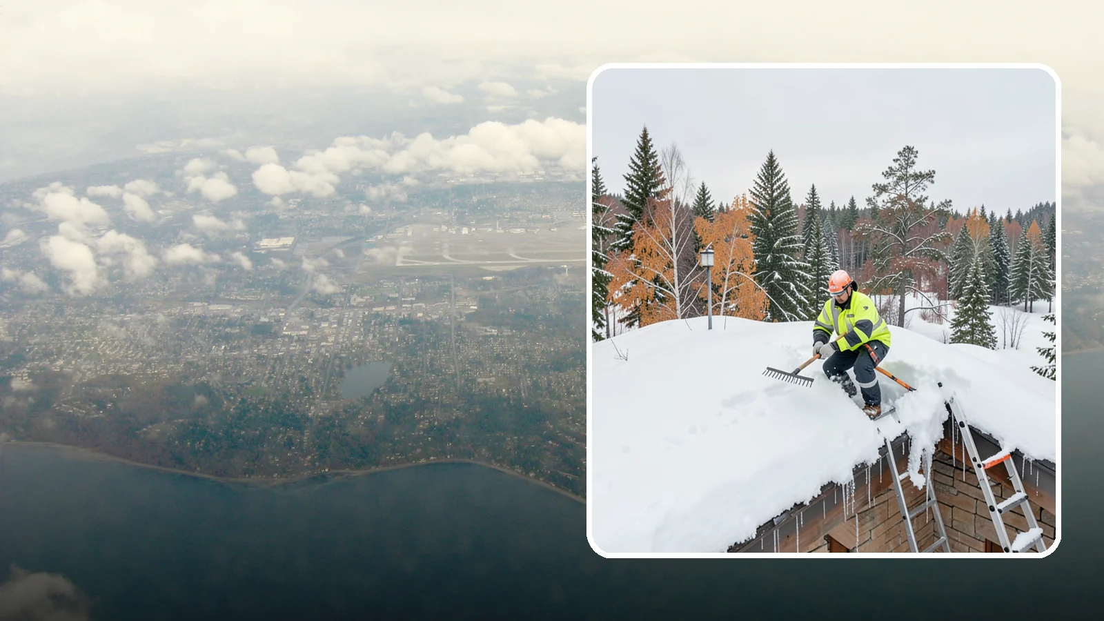 Roof Access Snow Clearing in Burien, King County, WA - We clear snow from rooftop access points, ladders, and hatches so maintenance and emergency crews can safely reach equipment...
