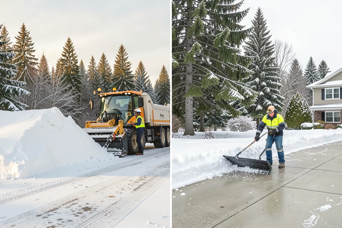 Roof Access Snow Clearing in Carnation, King County, WA - We assess the access route, ladder, and hatch condition