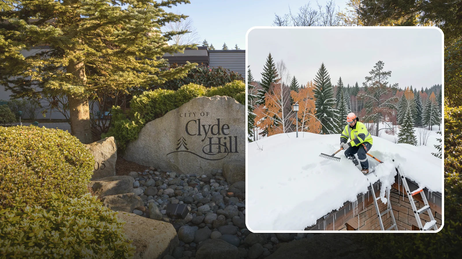 Roof Access Snow Clearing in Clyde Hill, King County, WA - We clear snow from rooftop access points, ladders, and hatches so maintenance and emergency crews can safely reach equipment...