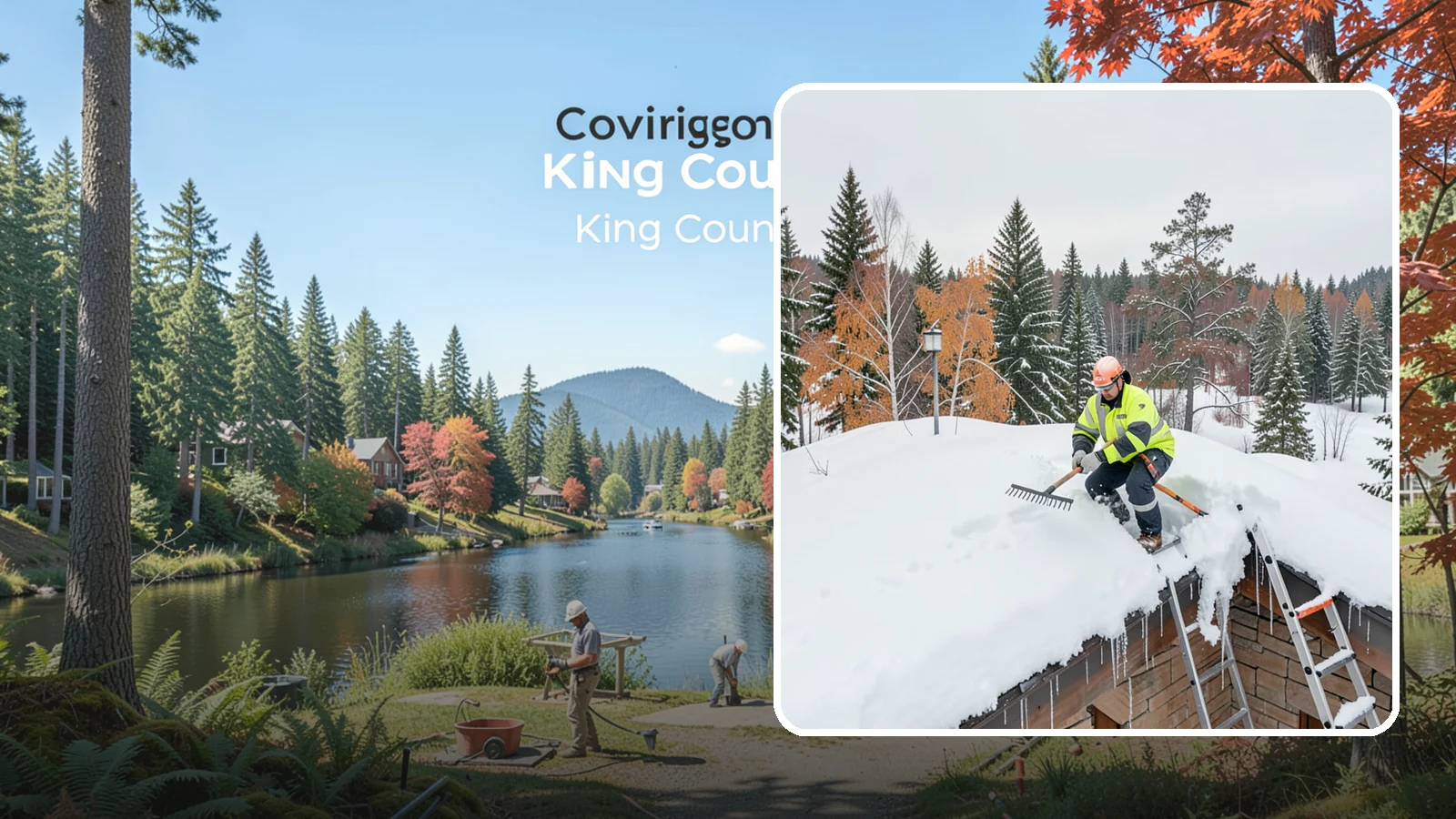 Roof Access Snow Clearing in Covington, King County, WA - We clear snow from rooftop access points, ladders, and hatches so maintenance and emergency crews can safely reach equipment...