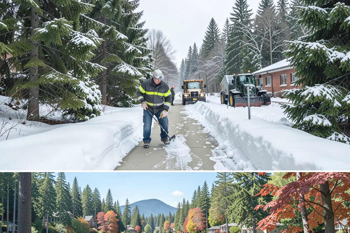 Roof Access Snow Clearing in Covington, King County, WA - Roof access clearing is most needed after the heavy, wet snowfalls that occasionally blanket the lowlands from December through...